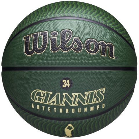 Piłka do koszykówki Wilson NBA Player Icon Giannis Antetokounmpo WZ4006201XB