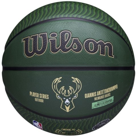 Piłka do koszykówki Wilson NBA Player Icon Giannis Antetokounmpo WZ4006201XB