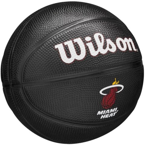 Piłka do koszykówki Wilson Team Tribute Miami Heat Mini Ball Jr WZ4017607XB