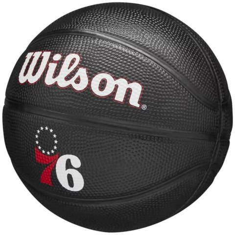 Piłka do koszykówki Wilson Team Tribute Philadelphia 76ers Mini Ball WZ4017611XB