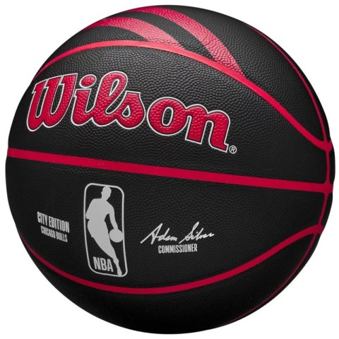 Piłka do koszykówki Wilson NBA Team City Collector Chicago Bulls WZ4024105XB