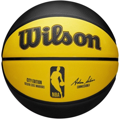 Piłka do koszykówki Wilson NBA Team City Edition Golden State Warriors WZ4024210XB