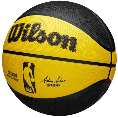 Piłka do koszykówki Wilson NBA Team City Edition Golden State Warriors WZ4024210XB