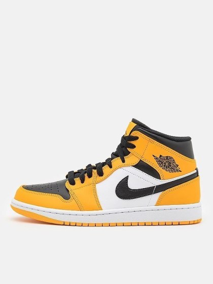 Buty NIKE Air Jordan 1 Mid - Taxi - Żółty