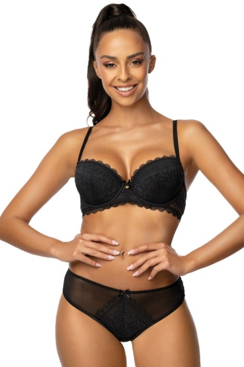 Biustonosz push up Biustonosz Push-up Model 0198/11/1 Estelle Black - Mat