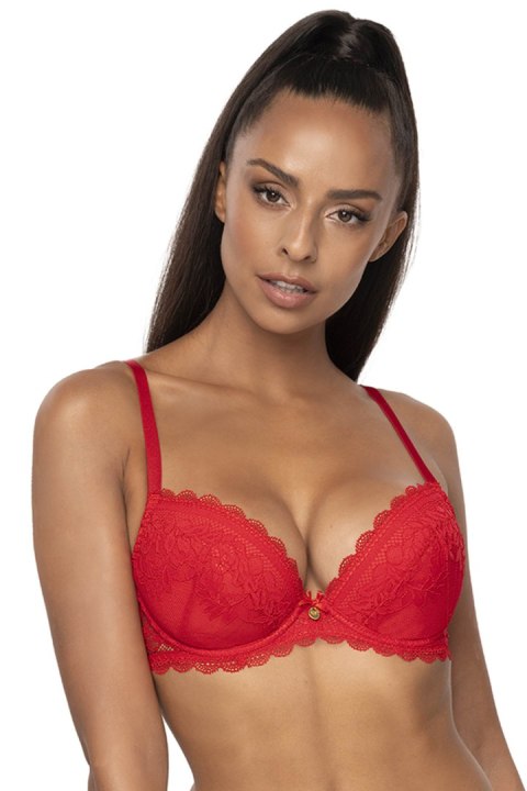 Biustonosz push up Biustonosz Push-up Model 0198/11/2 Estelle Red - Mat