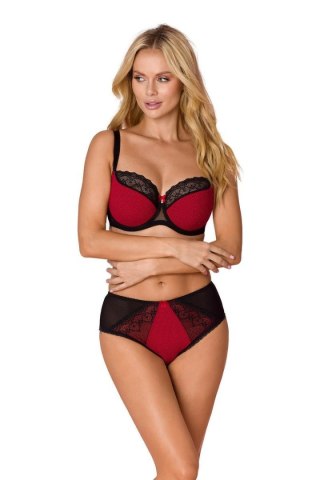 Biustonosz Soft Biustonosz Semi-Soft Model VB-453 Red/Black - Vena