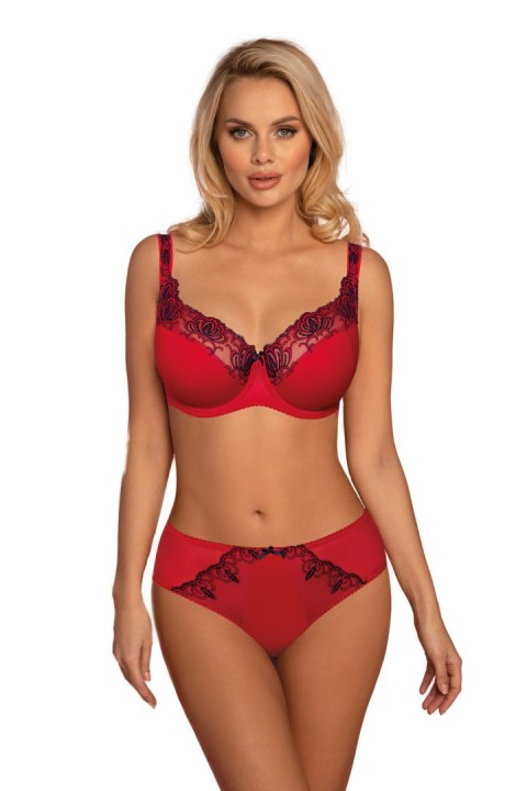 Biustonosz Soft Biustonosz Semi-Soft Model VB-457 Red/Navy - Vena