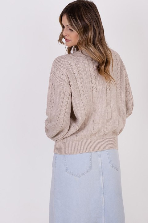 Sweter Damski Model SWE323 Beige - MKM