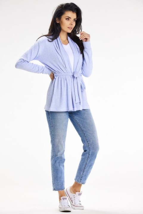 Sweter Kardigan Model A655 Blue - awama