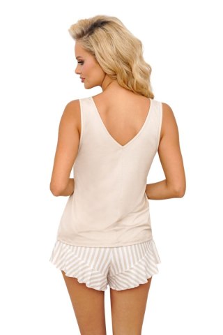 Piżama Damska Model Marina 1/2 Top Beige - Donna