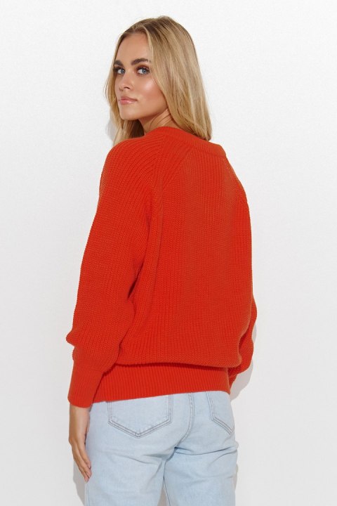 Sweter Damski Model S140 Orange - Makadamia