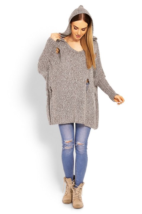 Sweter Damski Model 30055 Cappuccino - PeeKaBoo