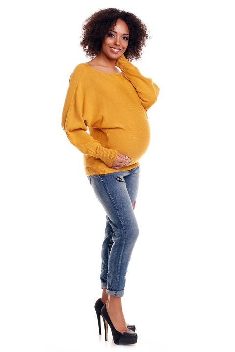 Sweter model 70003C Mustard - PeeKaBoo