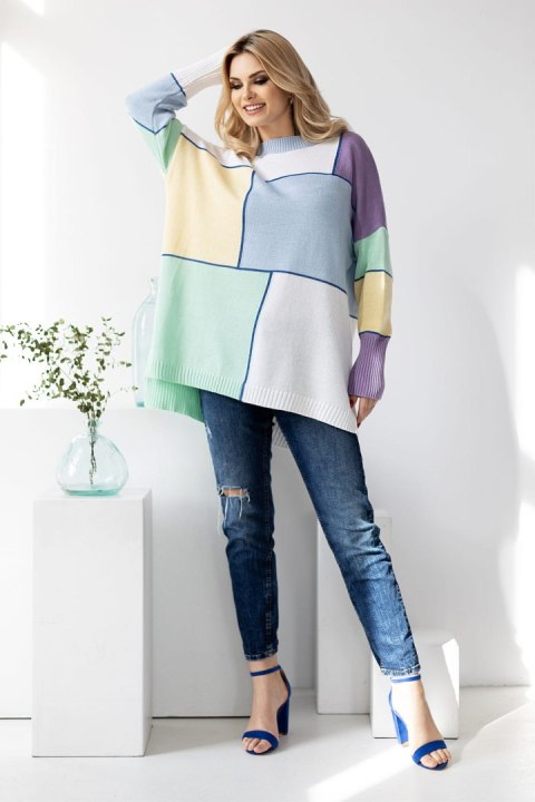 Sweter Damski Model 30089 Błękit - PeeKaBoo