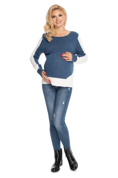 Sweter Damski Model 70038 Jeans - PeeKaBoo