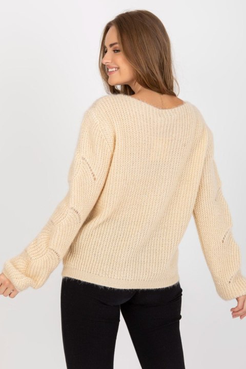 Sweter Damski Model TW-SW-BI-9030.08 Beige - Och Bella