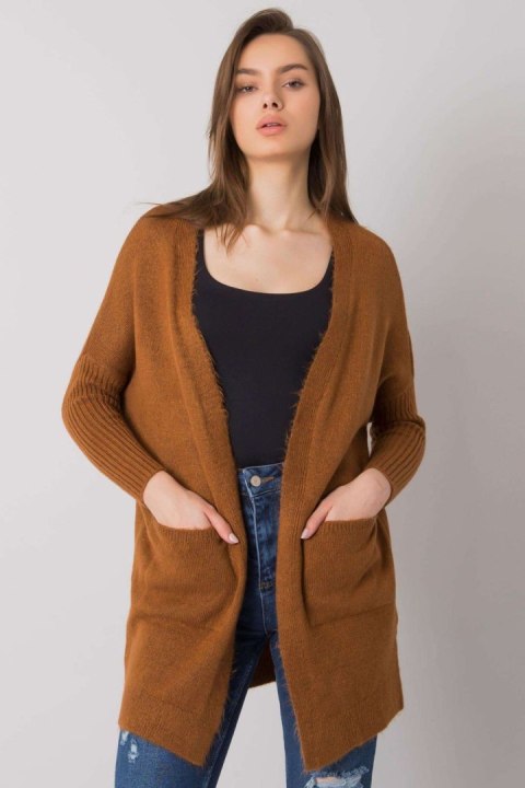 Sweter Kardigan Model ASM-SW-7560.96P Light Brown - Rue Paris