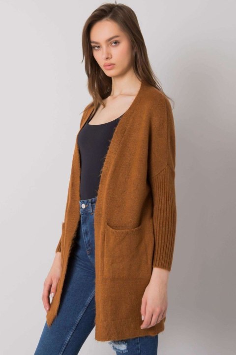 Sweter Kardigan Model ASM-SW-7560.96P Light Brown - Rue Paris