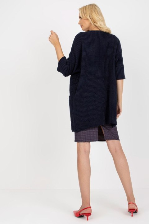 Sweter Kardigan Model LO-SW-LK-3002.98P Navy - Rue Paris