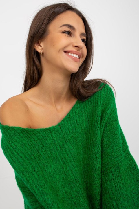 Sweter Damski Model LC-SW-3020.29X Green - Rue Paris