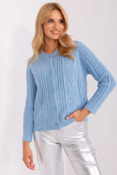 Sweter Damski Model AT-SW-2346-2.99P Light Blue - AT