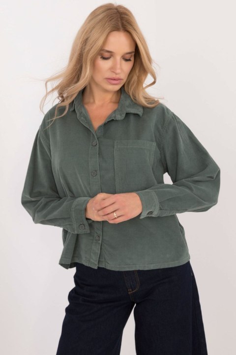 Koszula Damska Model D70046M11184A1 Dark Green - Sublevel