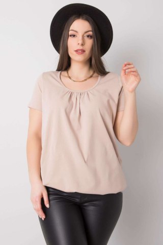 T-shirt Damski Model RV-TS-6320.85P Beige - BFG