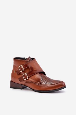 Botki Model Maciejka 06696-02 Brown - Step in style