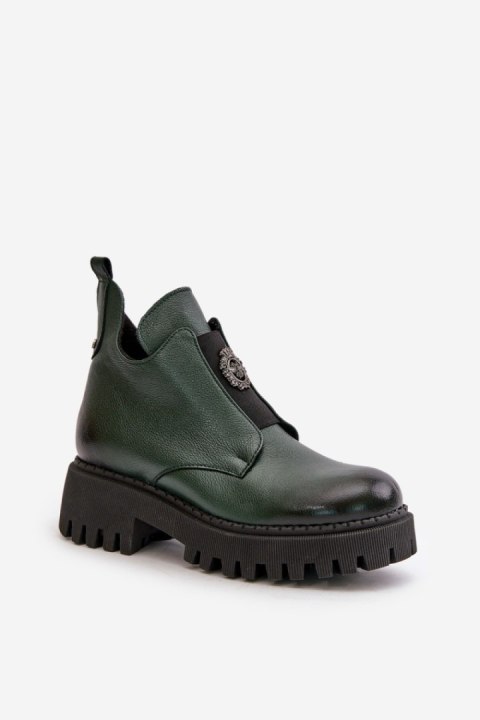 Botki Model Zazoo 60451 Dark Green - Step in style