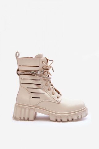 Botki Workery Model Rocky D8109 Beige - Step in style