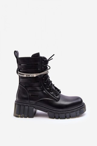 Botki Workery Model Rocky D8109 Black - Step in style