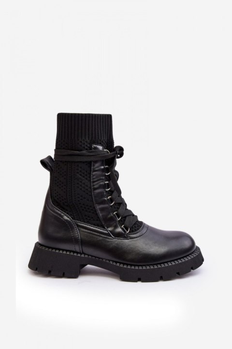 Botki Model Gentiana 8573A Black - Step in style