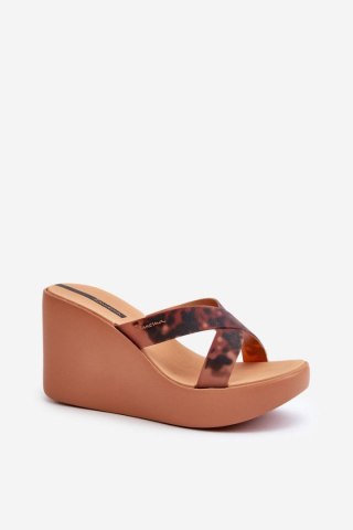 Sandał Klapki Model 83520 Ipanema High Fashion Slide Fem Brown - Step in style