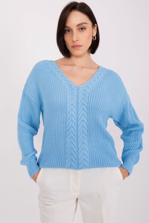 Sweter Damski Model BA-SW-8028.32 Light Blue - Badu