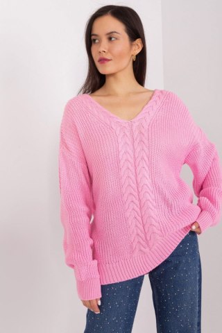 Sweter Damski Model BA-SW-8028.77 Pink - Badu