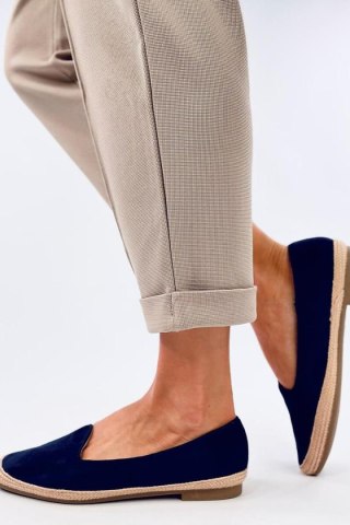 Baleriny espadryle damskie BALLOT NAVY - Inello