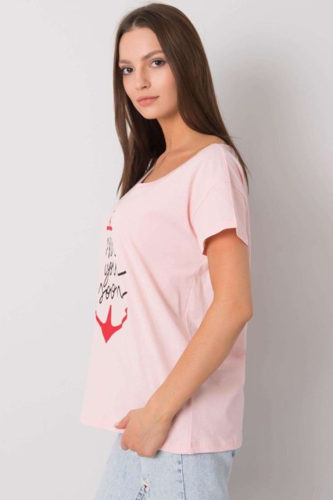 T-shirt Damski Model FA-TS-7196.74P Light Pink - Fancy