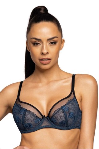 Biustonosz Soft Model Saddie M-3758/2 Blue/Black - Mat