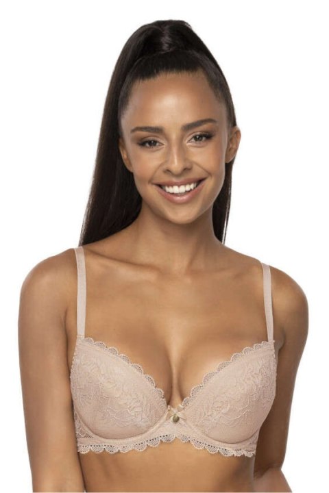 Biustonosz push up Biustonosz Push-up Model Estelle M-0198/11/2 Beige - Mat