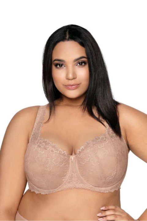 Biustonosz push up Biustonosz Usztywniany Model Carmela Big M-053/22 Beige - Mat