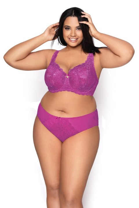 Biustonosz push up Biustonosz Usztywniany Model Carmela Big M-053/22 Magenta - Mat