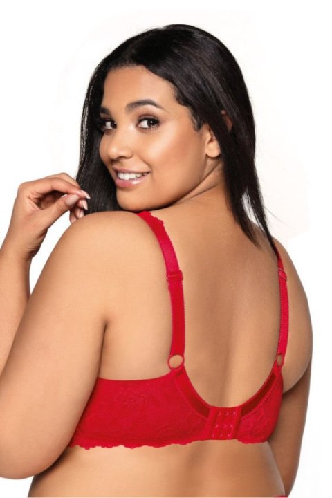 Biustonosz push up Biustonosz Usztywniany Model Carmela Big M-053/22 Red - Mat