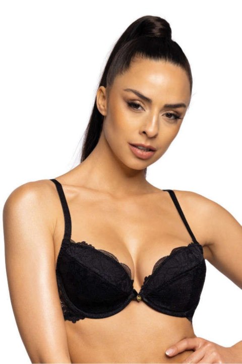 Biustonosz push up Biustonosz push-up Model Nell M-0196/1 Black - Mat